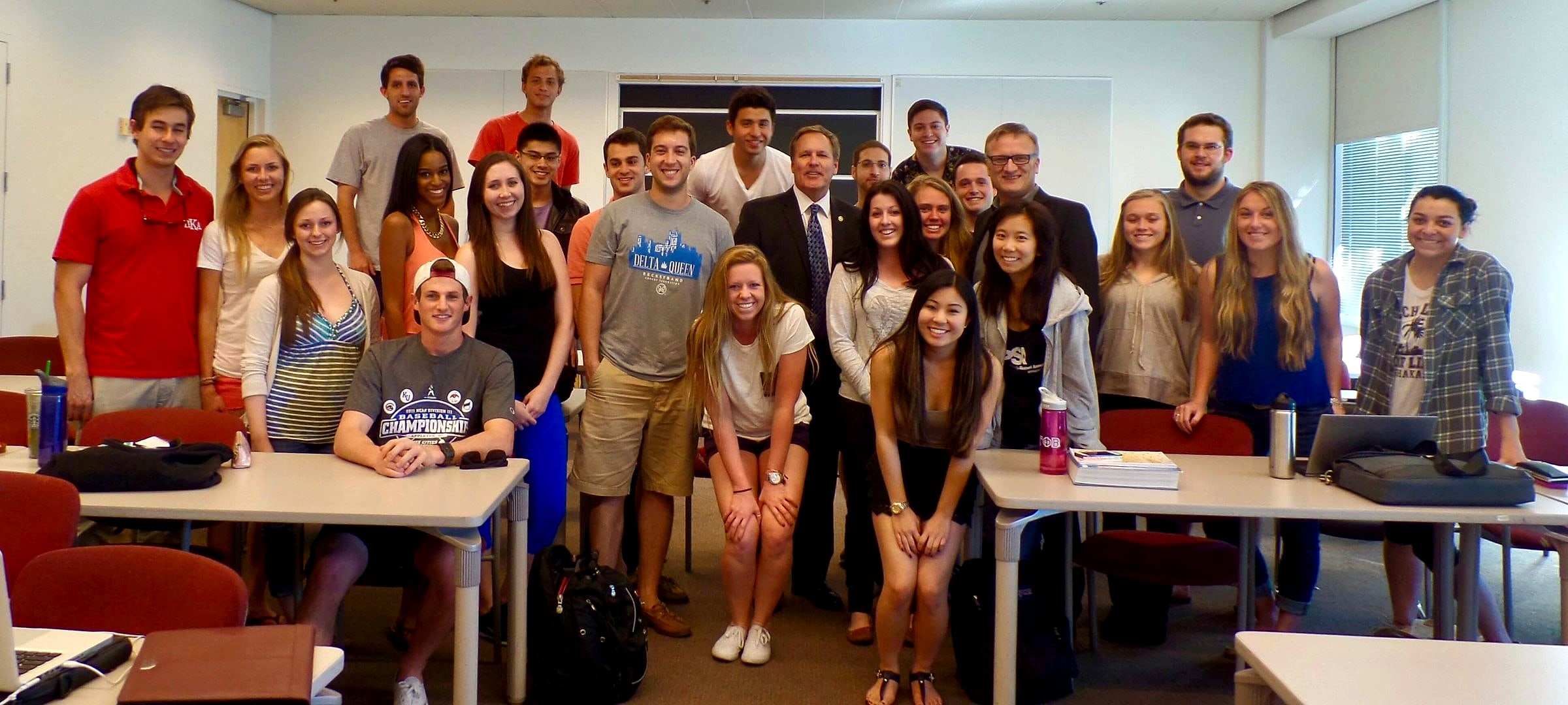 Class photo with guest Mitch Jackson, 2018