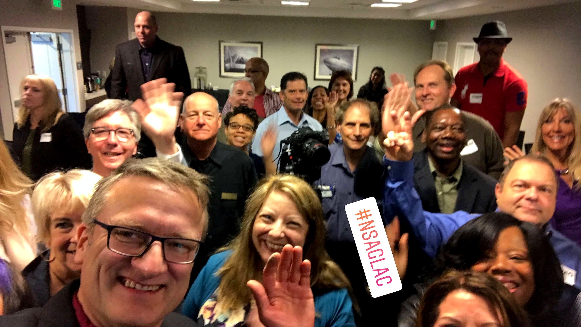 Group selfie with members of the National Speakers Association Greater Los Angeles chapter